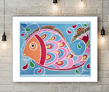 Fish Canvas Painting